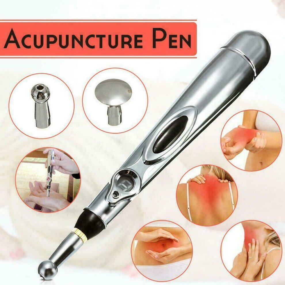 Electronic Laser Acupuncture Massager Pen Magnet Therapy Meridian Body