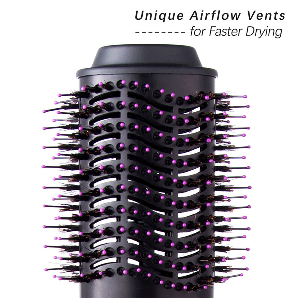 (UK ) 2 in 1 Hair Dryer Rotating Hot Hair Brush