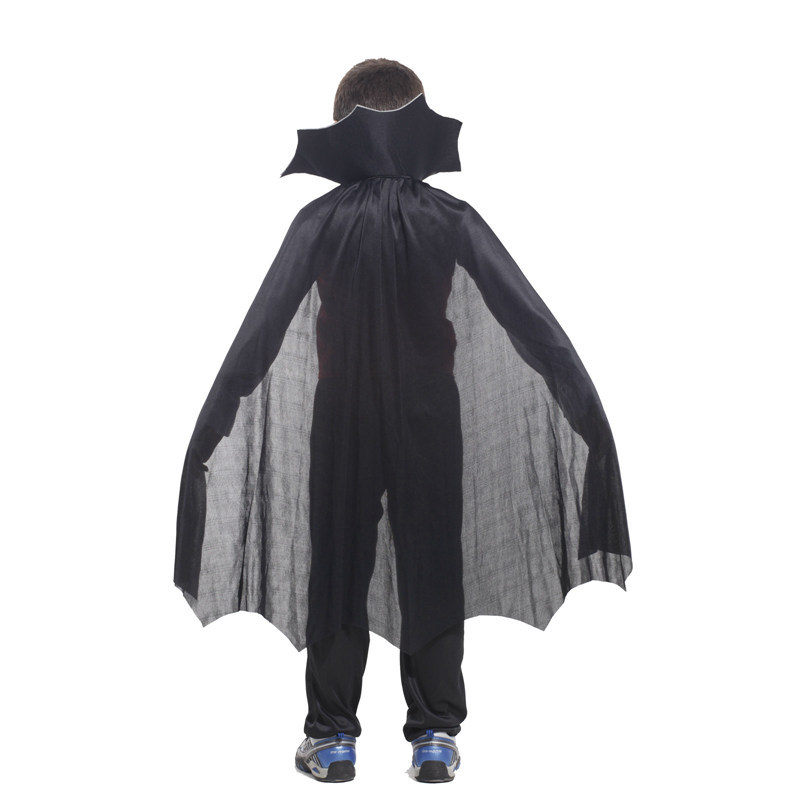 (110~120CM) Kinderkostüm Dracula Halloween Vampire Cape Devil Cloak Kids Fancy Dress Costume