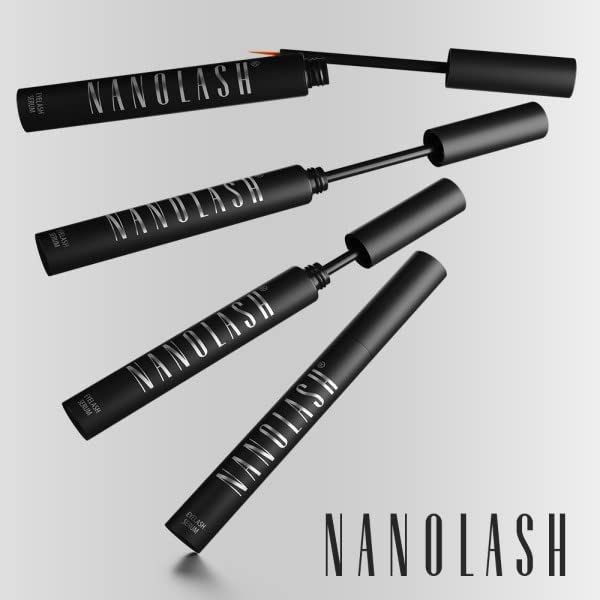 Nanolash Eyelash Growth Serum Conditioner for Enhancing Long Luscious Eyelashes and Eyebrows 3ml