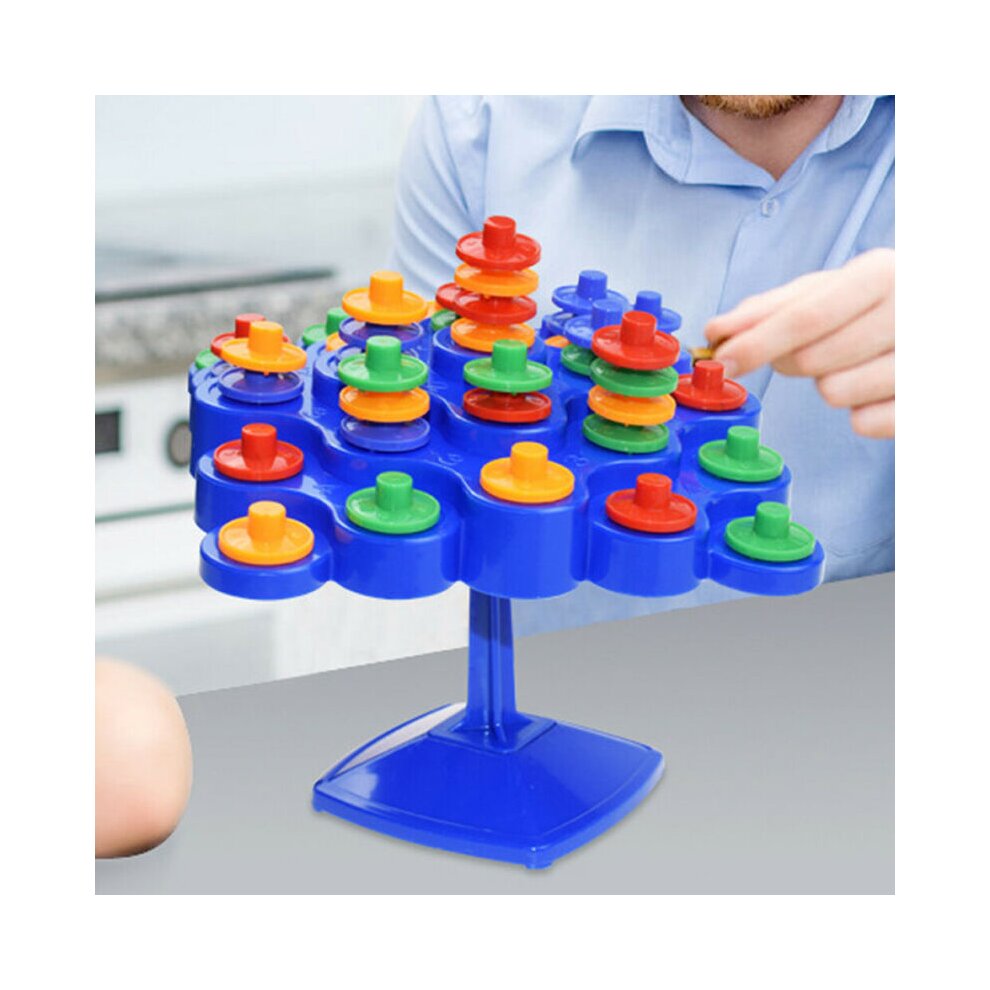 Adults Kids Toys Balanced Topta Jenga Tip Topple Strategy Balancing Family Party Board Game Toys XMAS Gift