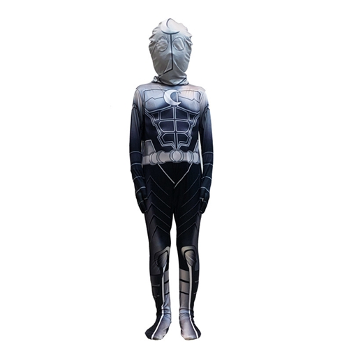 Moon Knight Cosplay Costume Halloween Jumpsuit Kids Boys Headgear Outfits Carnival Performance Suit