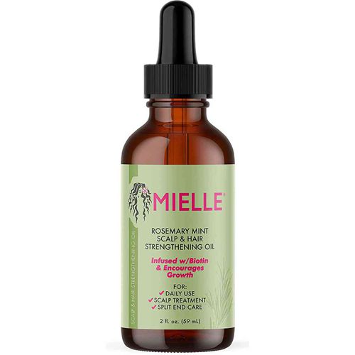 Mielle Hair Oil Rosemary Mint Scalp & Hair Strengthening Oil For Healthy Hair Growth, 2 oz (59ml)