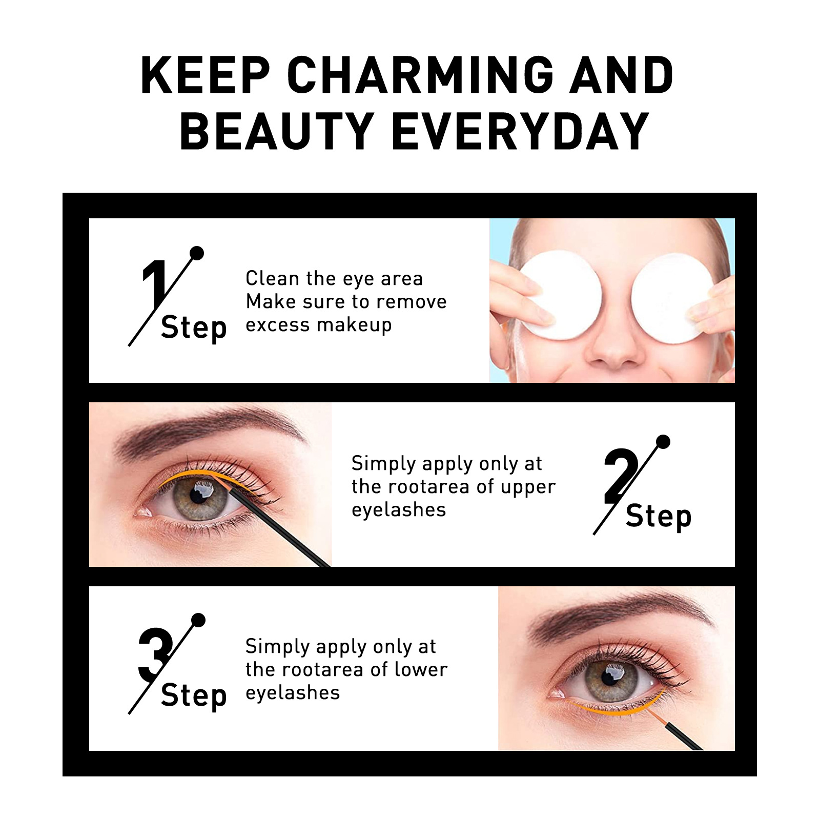Eyelash Growth Serum Eyebrows Temples Hairline Enhancer Lashes Essence Enhancement Care Lengthening Nourishing Repair Curling Fuller Fast Thicker