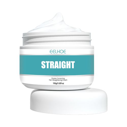 Protein Hair Straightening Cream Hair Treatment Cream with Smoothing Home Styling Straight Hair Softener Free From Pulling And Not Hurting