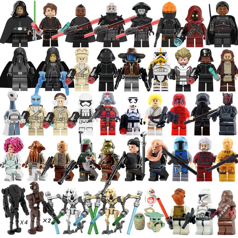 50pcs/set Star Wars Minifigure Model Building Block Figure Toy Kids Toy Gift