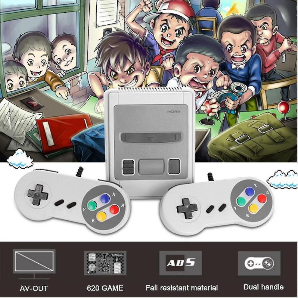 Retro Mini Tv Game Console Built-in 620  Games Snes Game Console