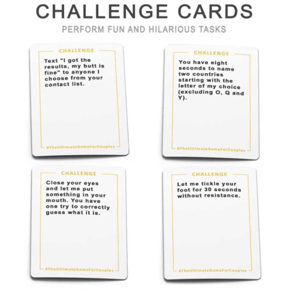 The Ultimate Game for Couples Romantic Party Date Night Card Games for Adults Lovers Gift