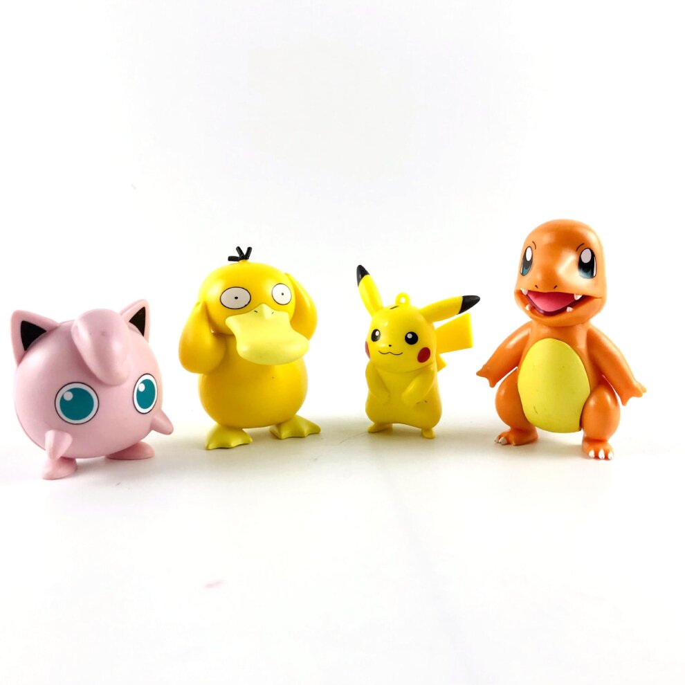 6Pcs Pokemon Pikachu Figures Toys Models