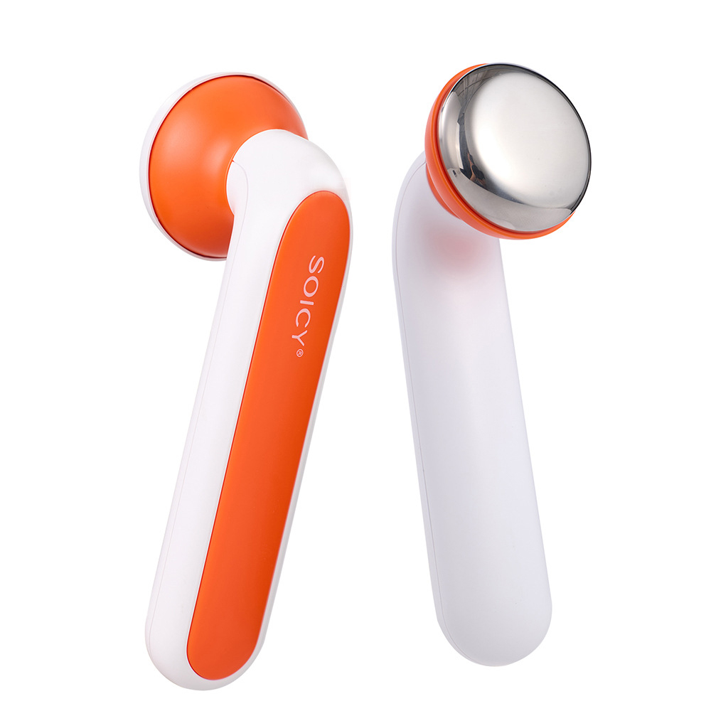 (Green) Ice Roller 2 Head Face Roller Skin Cooling Tool Stainless Steel   Cool Massage for Face Eyes Body Relief