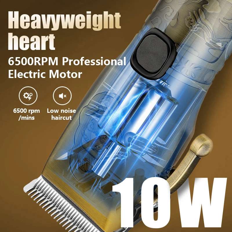 USB Hair Clipper and Electric Shaver Set All Metal Head Electric Trimmer  Mens Grooming Tools