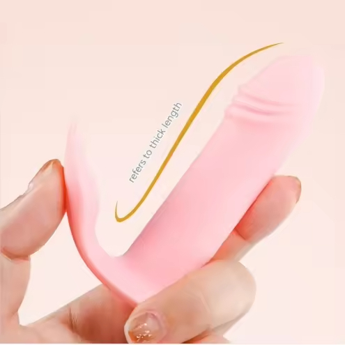 Women Clitoris Vibrator Invisible Wearable Female Masturbation Vibrator Orgasm Massage Body Vibrator for Women Strong 10 Frequency Dual Shock Excitement
