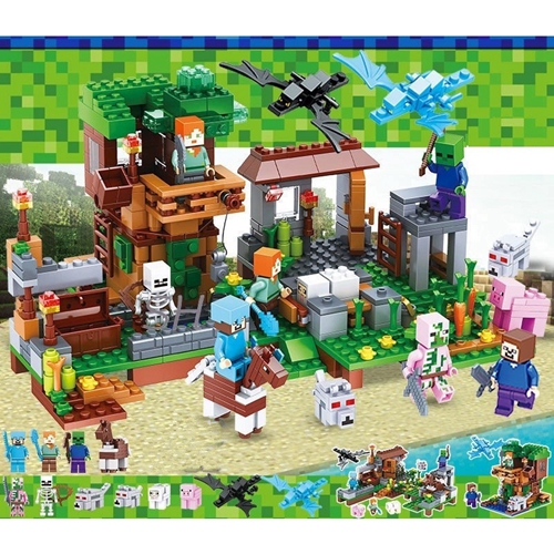 Minecraft The Village Building Blocks Construction Bricks Set Creative Gifts for Kids Boys Girls
