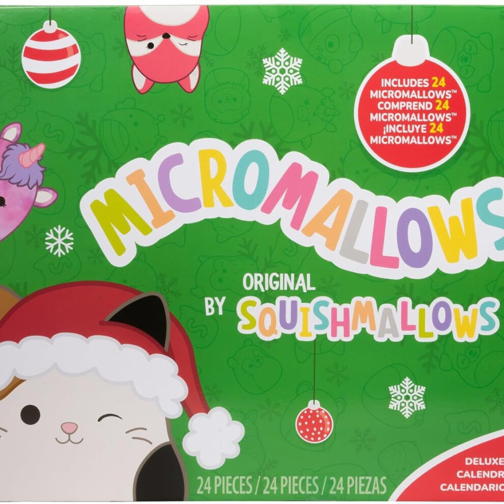 Festive Advent Calendar with 24 Surprising Plush Toys