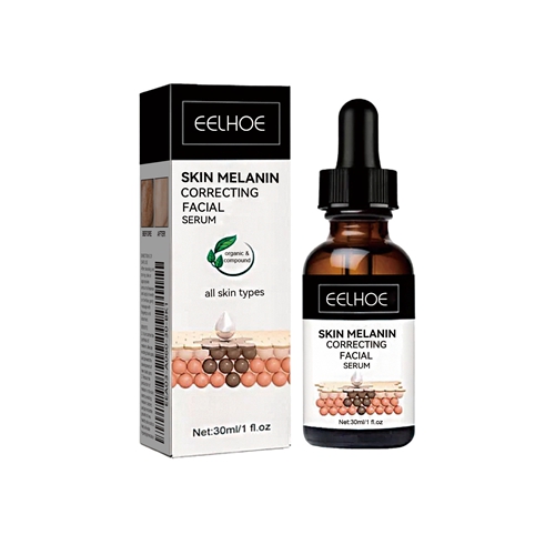 EELHOE Skin Melanin Correcting Serum Fade Dark Spots Anti Freckle Melasma Remover Dull Skin Nourish Lighten Pigment Blemish Glow Vitamin C Face Essence.