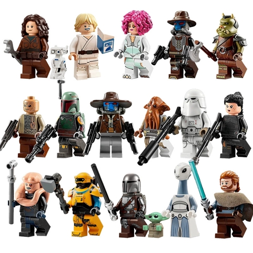 16 Pcs Star Wars Mandalorian Building Block Mandalorian Commander Doom 501st Lmperi Mini Building Block Baby Yoda Toys