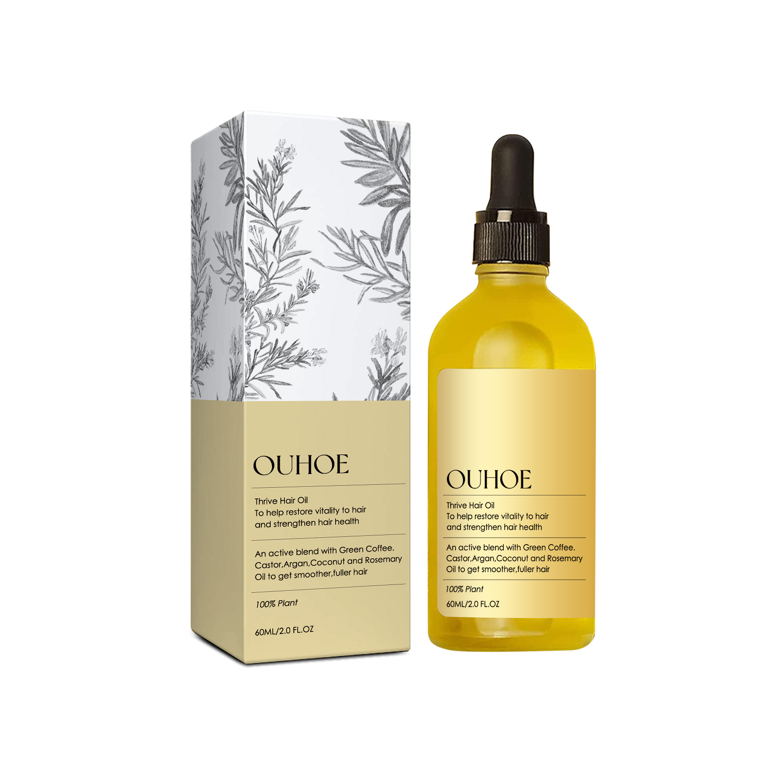 Natural Hair Growth Oil Rosemary Anti Hair Loss Regrowth Moisturizing Repair Anti Baldness Fast Hair Growth Serum Oil