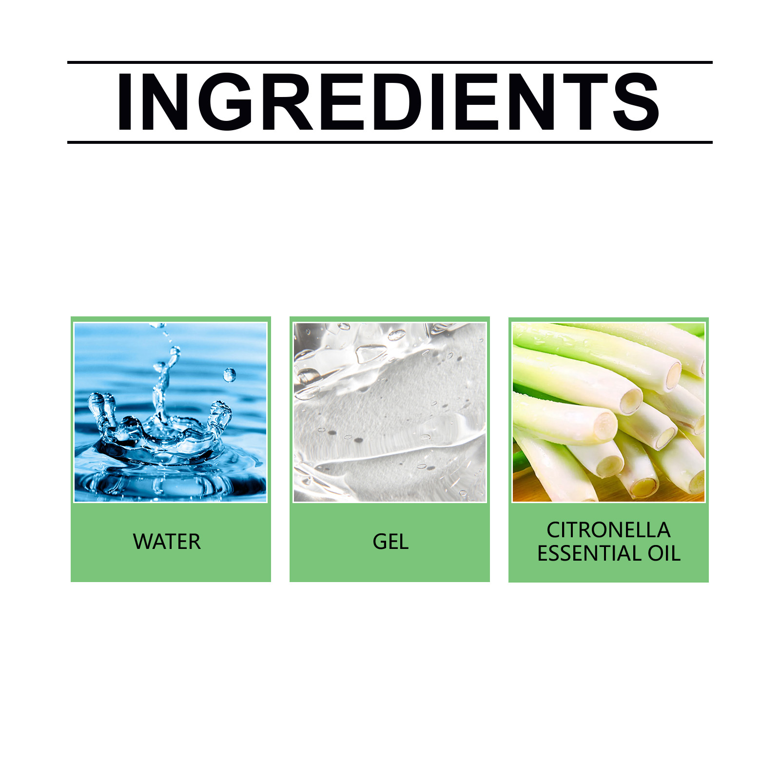 Natural Citronella Mosquito Repellent Gel Box Plant Based Formula Portable Indoor Outdoor Use Safe Gentle Mosquito Protection