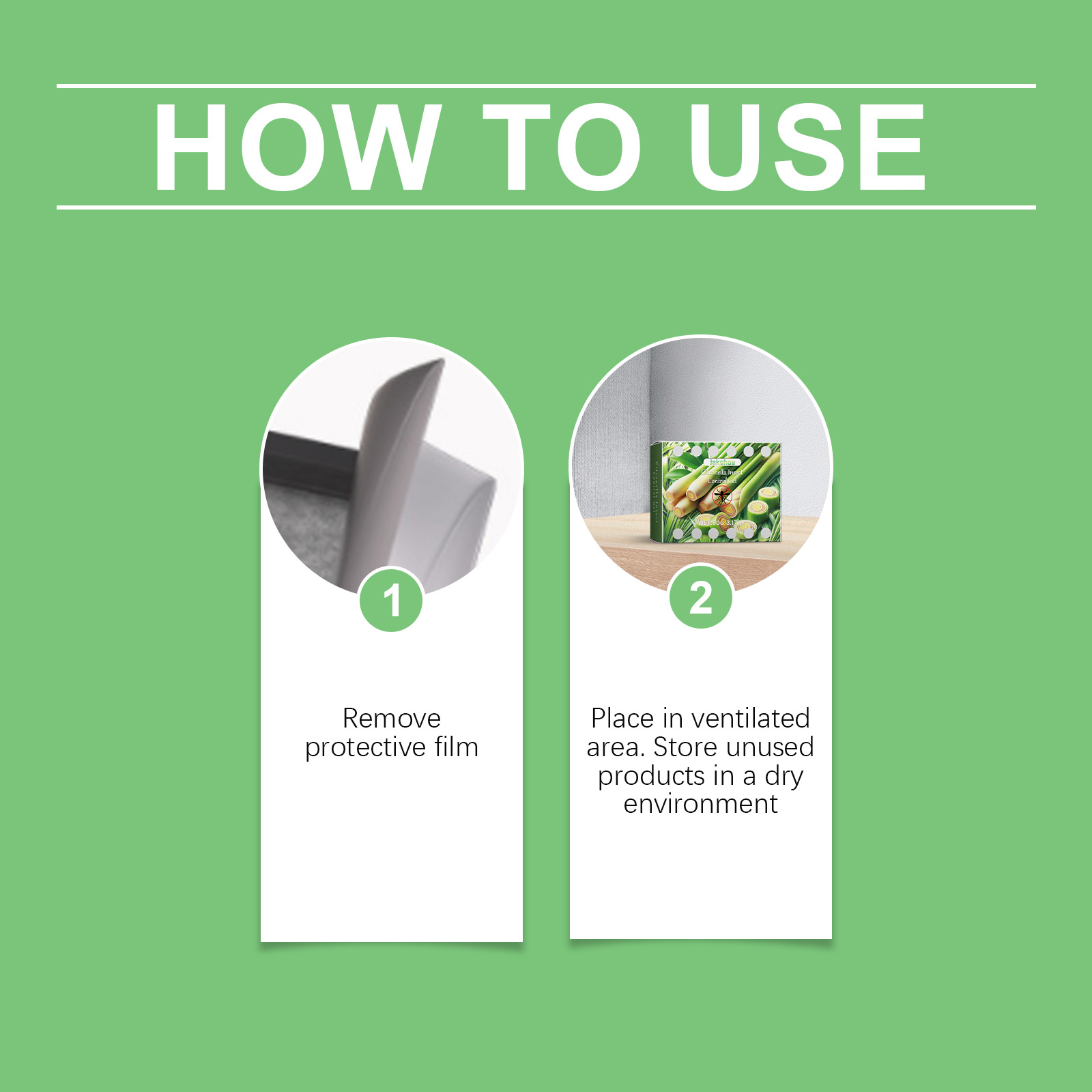 Natural Citronella Mosquito Repellent Gel Box Plant Based Formula Portable Indoor Outdoor Use Safe Gentle Mosquito Protection