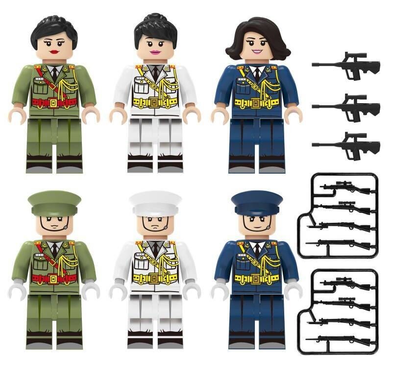 (Honor Guard B) Parade and Honor Guard Soldier Building Blocks Educational Toys Mini Figures Set Encourage Imaginative Gift Choice For Kids