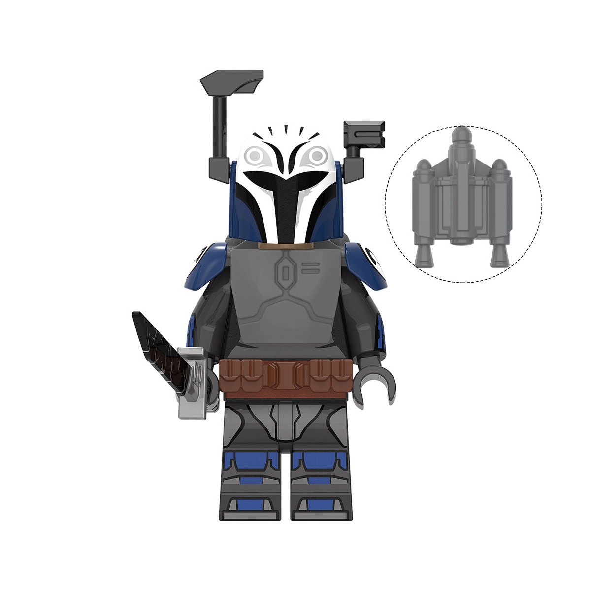 (Army D) Star War Army Mini Figures Toy Set Military Clone Soldiers Building Blocks with Weapons for Kids Strategy Play and Display Collection