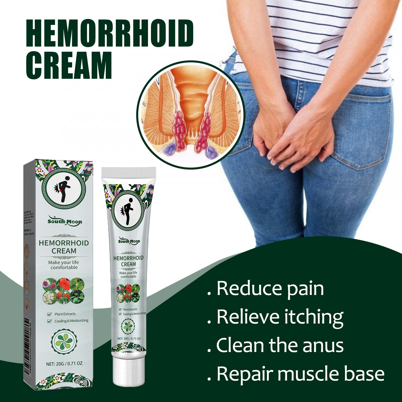 Local Soothing Balm Moisturising Refreshing Comfort Care for Daily Skin Use Natural