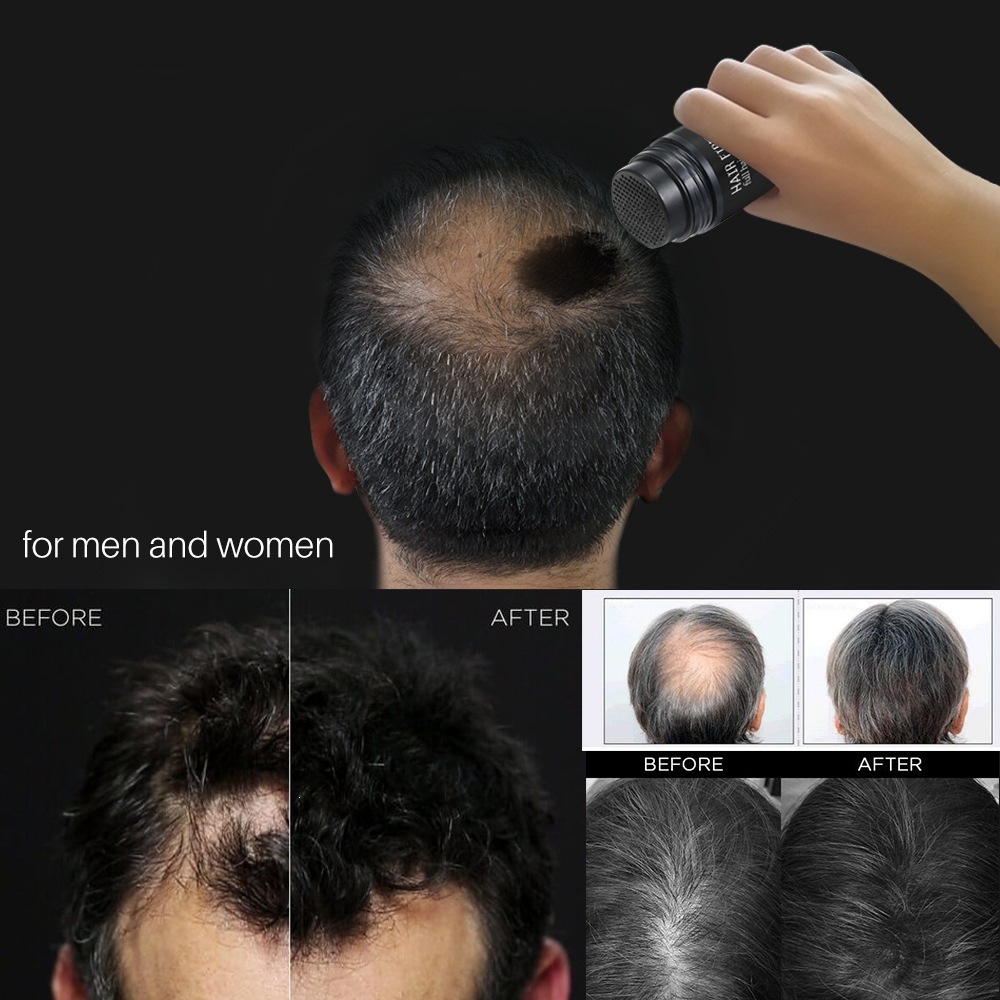 Hair Building Fibers  Conceal Thinning Areas for Natural Fuller Looking Hair Home Use Natural 27.5g