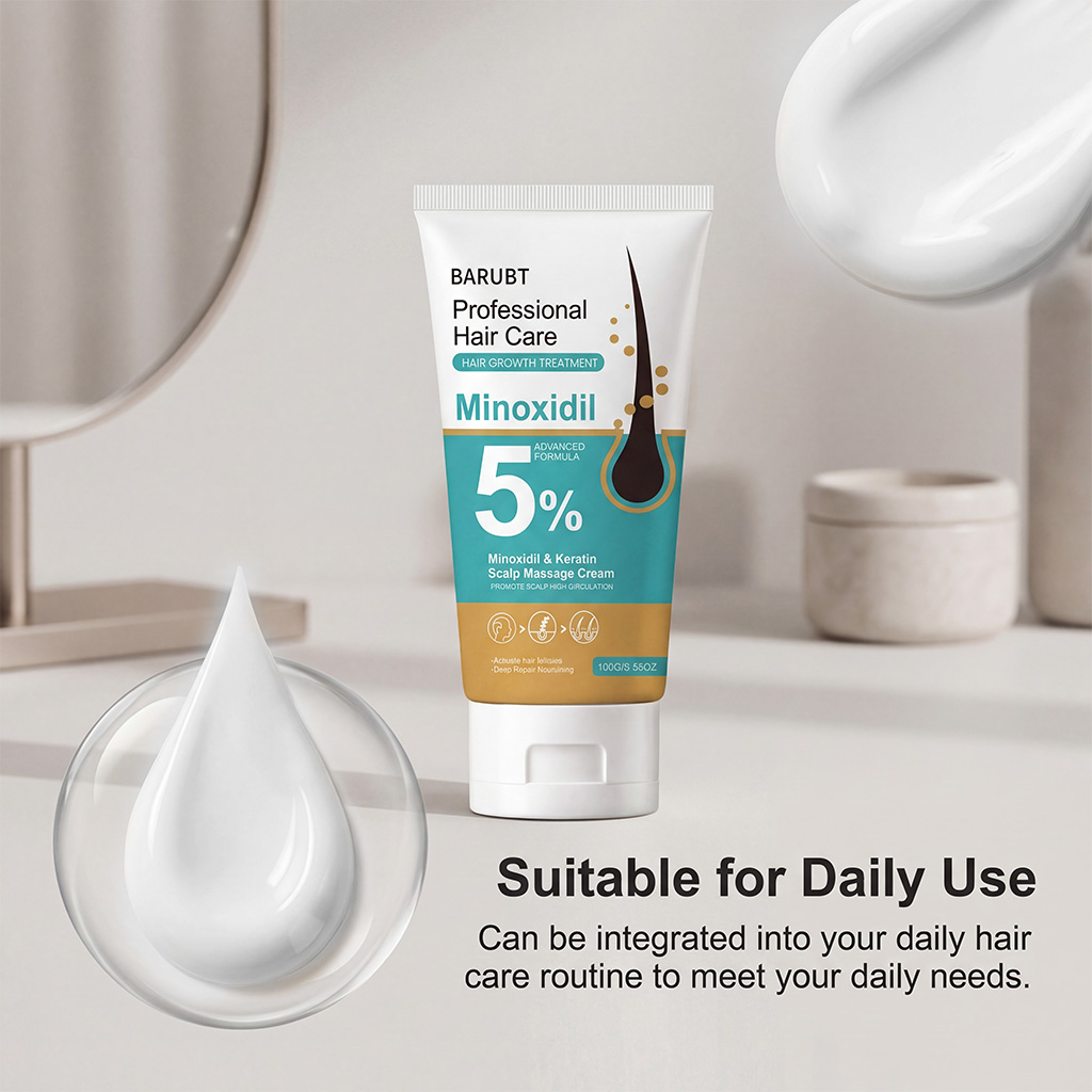 Scalp Care Cream Mild Formula Daily Moisturizing Cleansing Nourishing Hydrating Refreshing Soft Hair