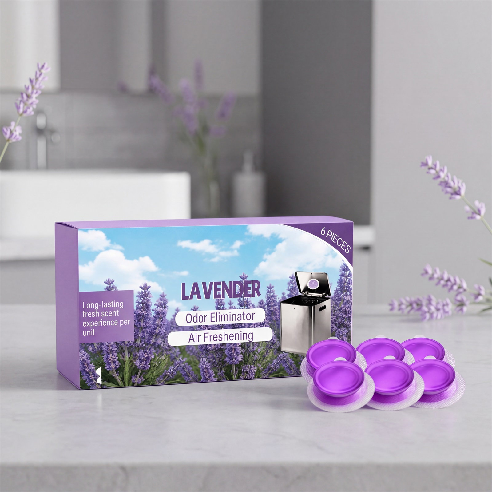 Trash Can Deodorizer Fresh Fragrance Long Lasting Scent Easy Placement All Scenes Universal Odor Removing Agent