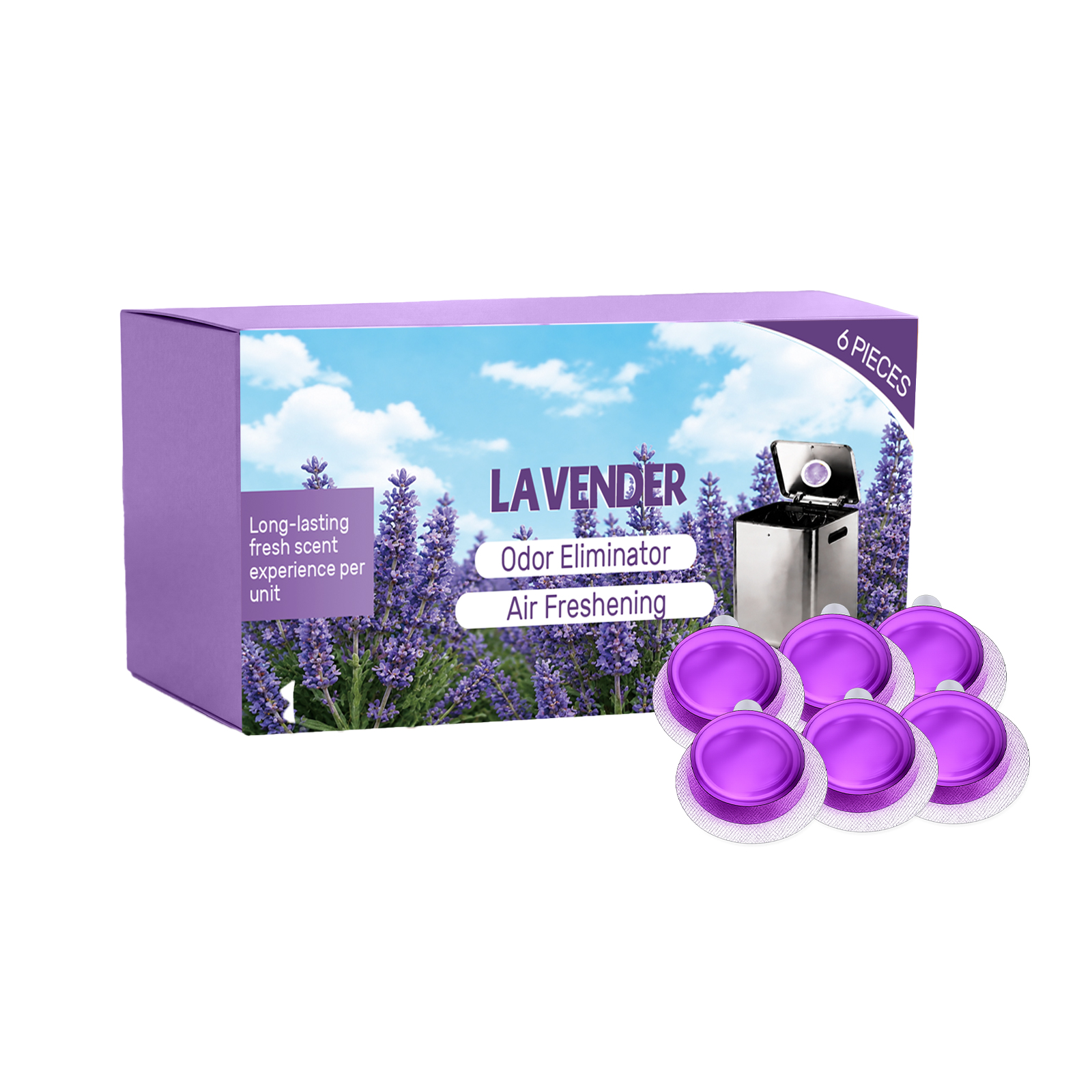 Trash Can Deodorizer Fresh Fragrance Long Lasting Scent Easy Placement All Scenes Universal Odor Removing Agent