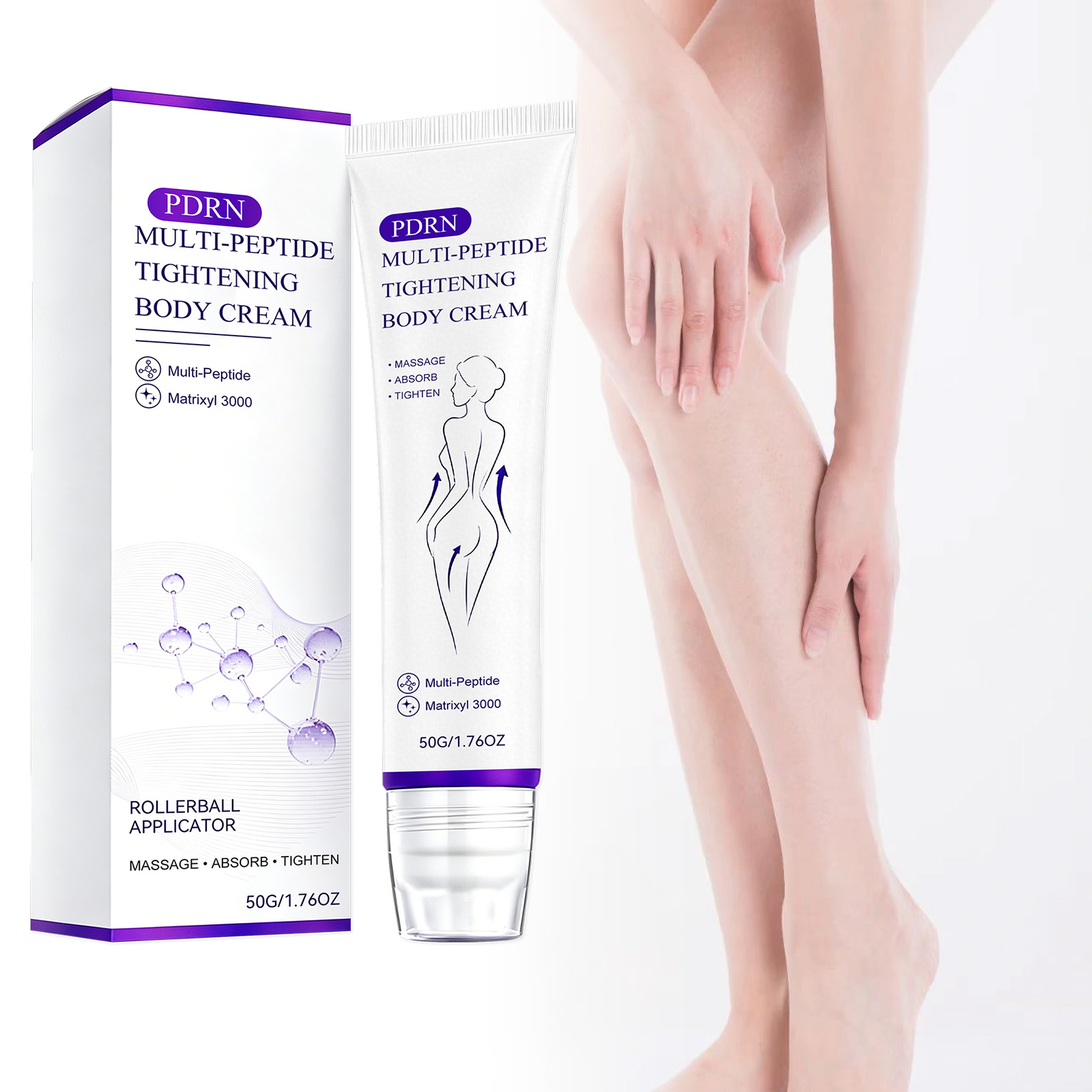 Soft Massage Roller Cream Hydrating Bright Light Texture Easy Absorb Tender Skin For Body
