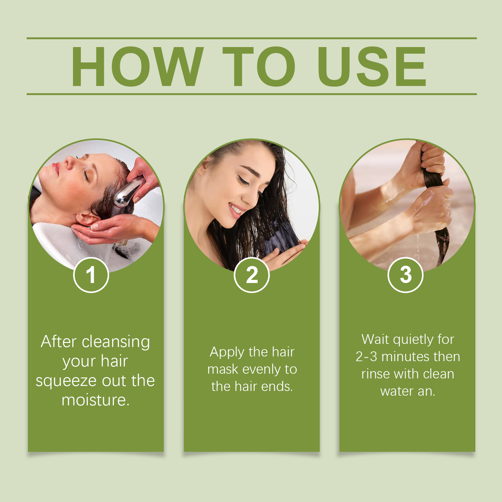 Moisturizing Nourishing Hair Mask Mild Hydrating Soft Fragrant Refreshing Plump Shiny Hair Daily Care Treatment