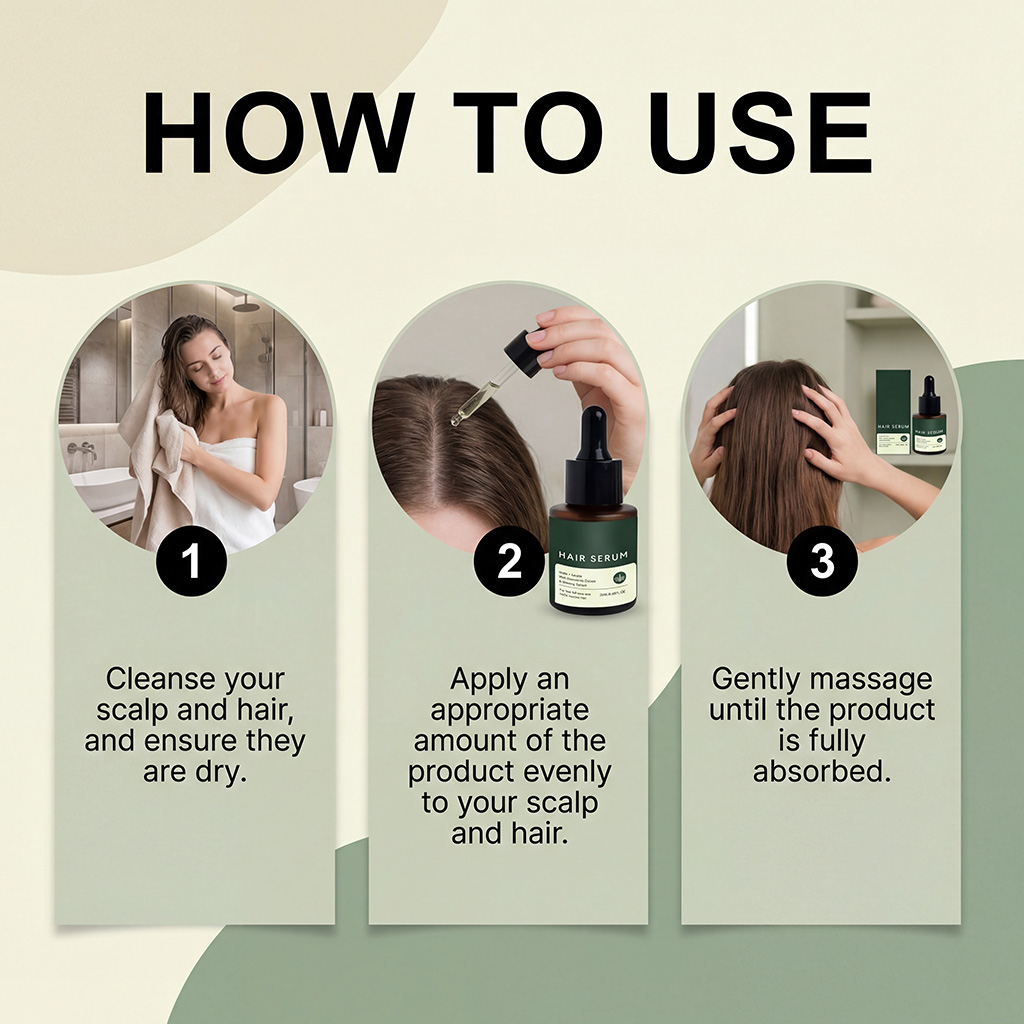 Hair Serum Mild Formula Nourish Moisturize Fluffy Soft Light Repair Frizzy Hair Care Tresses Texture