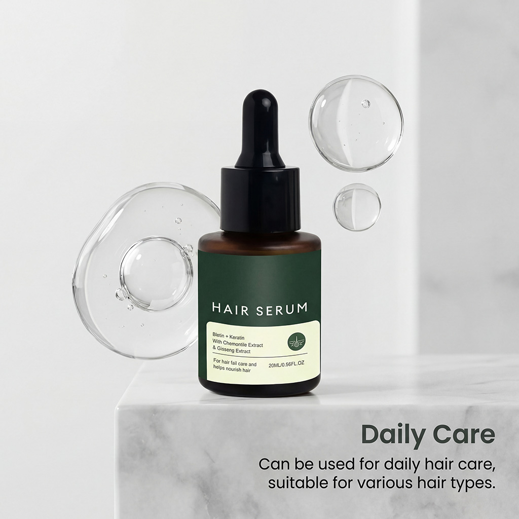 Hair Serum Mild Formula Nourish Moisturize Fluffy Soft Light Repair Frizzy Hair Care Tresses Texture