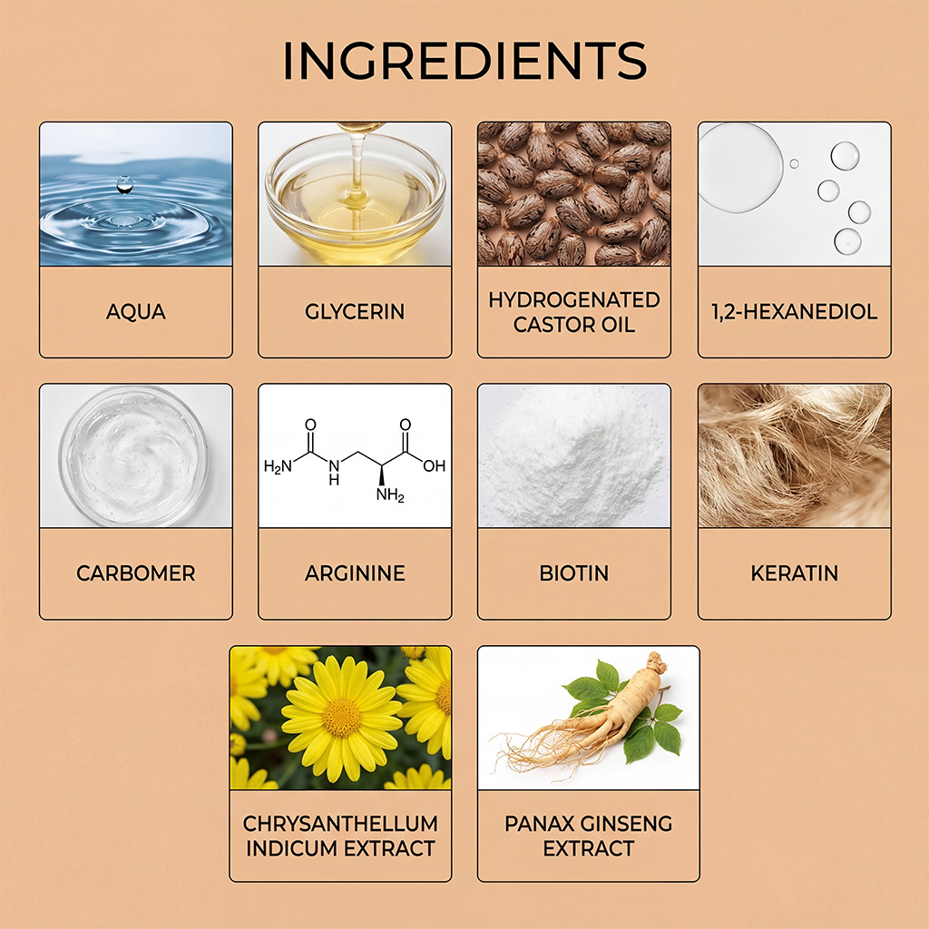 Hair Serum Mild Formula Nourish Moisturize Fluffy Soft Light Repair Frizzy Hair Care Tresses Texture