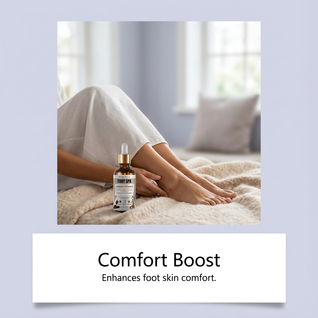 Foot Massage Essential Oil Mild Soft Smooth Texture Light Easy Absorb Daily Skin Foot Care Treatment