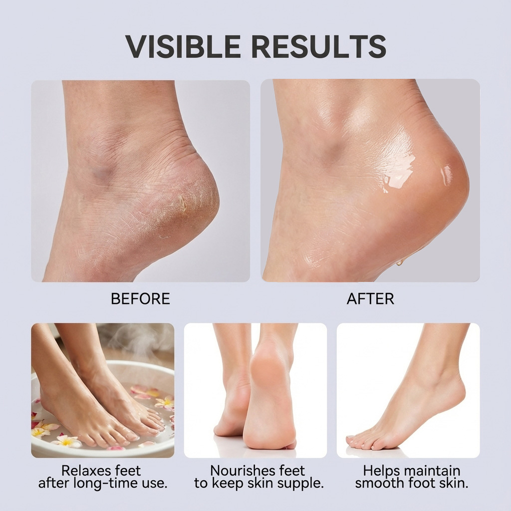 Foot Massage Essential Oil Mild Soft Smooth Texture Light Easy Absorb Daily Skin Foot Care Treatment