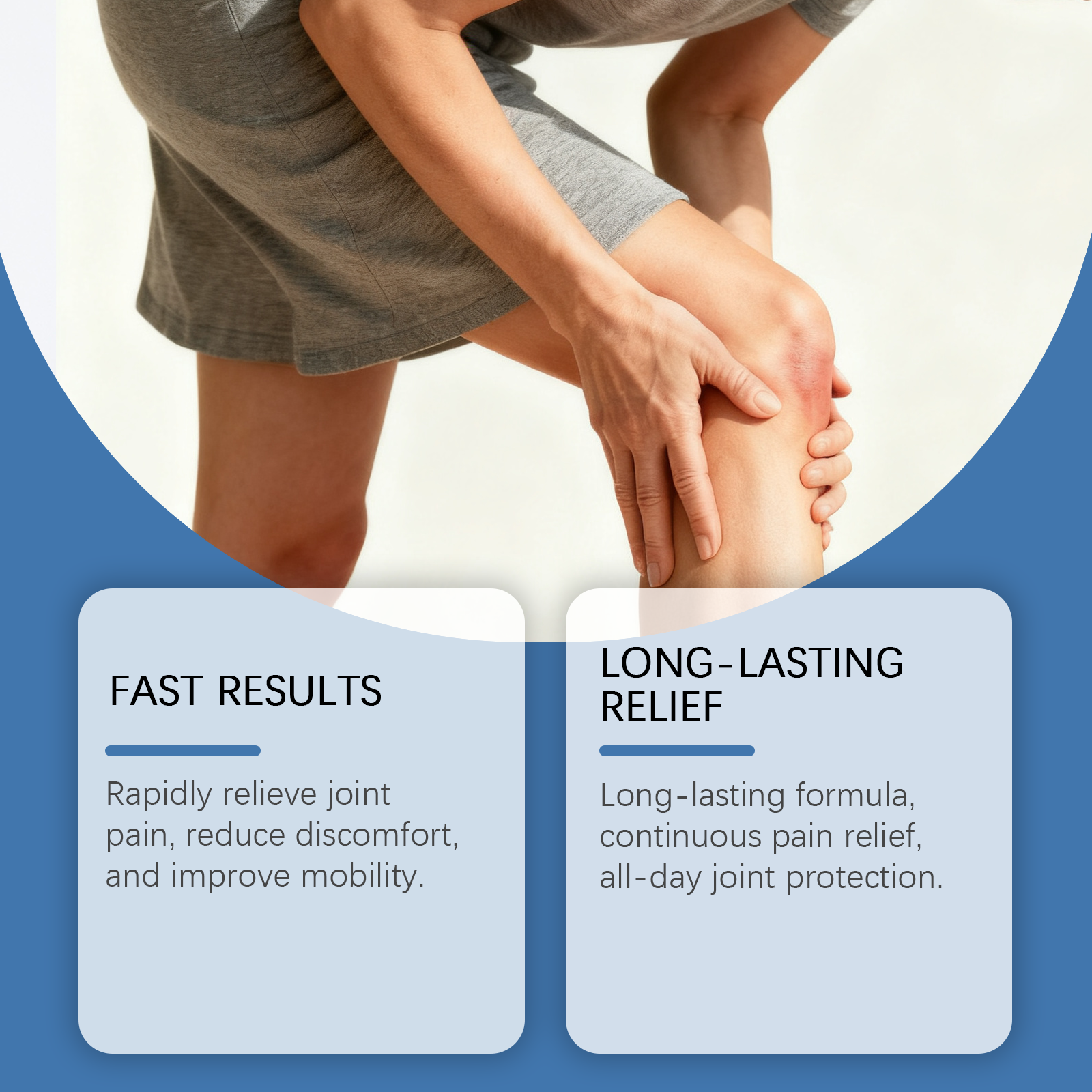 Joint Massage Gel Daily Convenient Gentle Care Non Sticky Comfort External Body Knee Joint Care