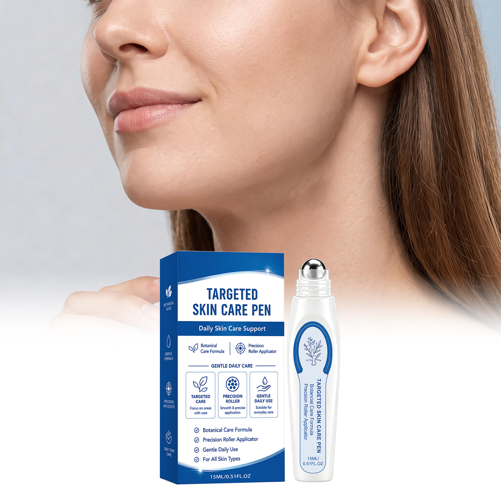 Botanical Skin Smoothing Care Pen Light Texture Mild Formula Fresh Comfort Nourish Skin Daily Care