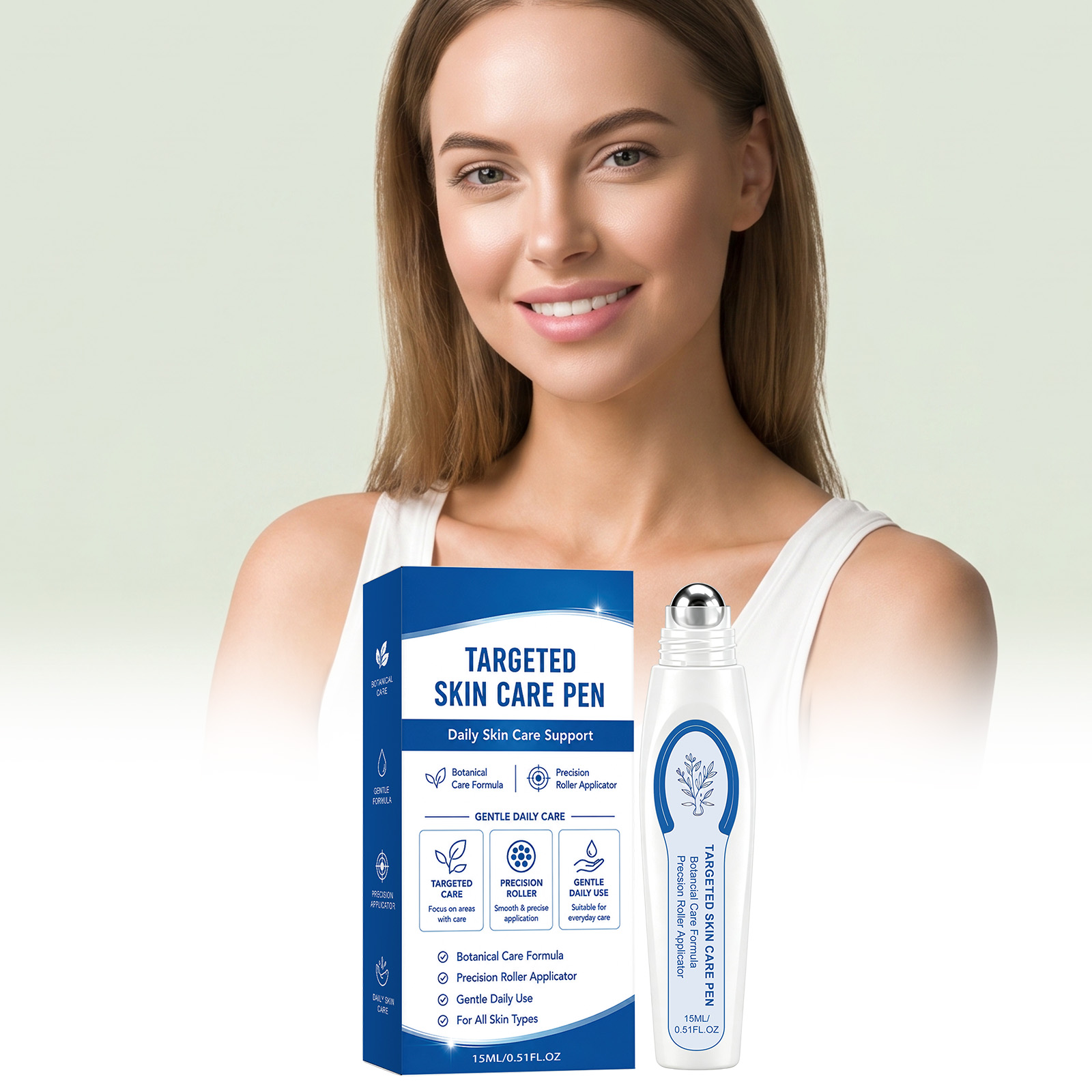 Botanical Skin Smoothing Care Pen Light Texture Mild Formula Fresh Comfort Nourish Skin Daily Care
