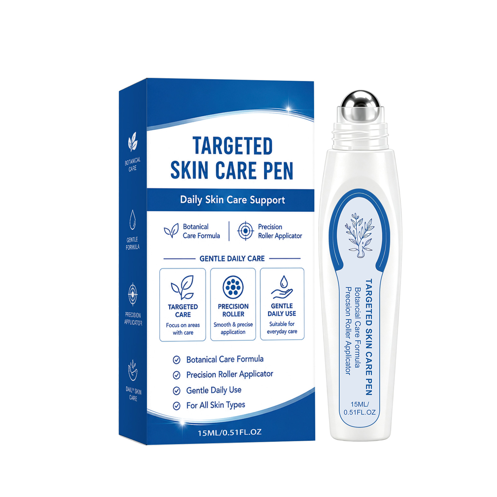 Botanical Skin Smoothing Care Pen Light Texture Mild Formula Fresh Comfort Nourish Skin Daily Care