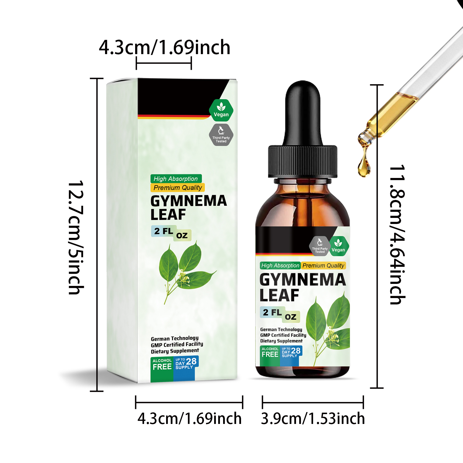 Light Nutrient Drops Mild Formula Care Boost Wellness Gentle Body Daily Supplement Care Liquid