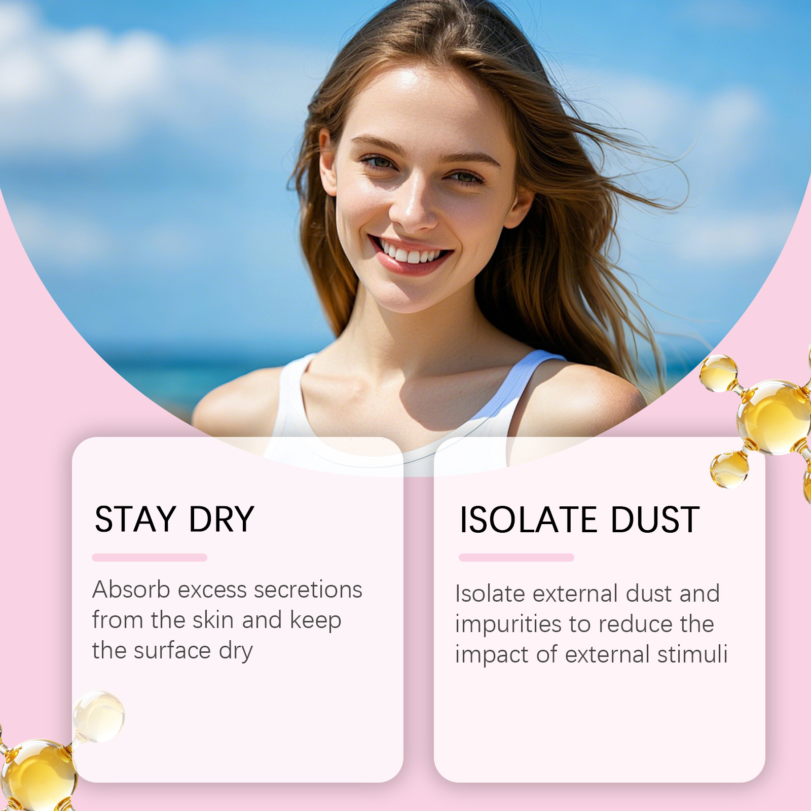 Cloud Acne Patch Mild Clean Thin Invisible Skin Friendly Smooth Soft Facial Surface Pimple Care