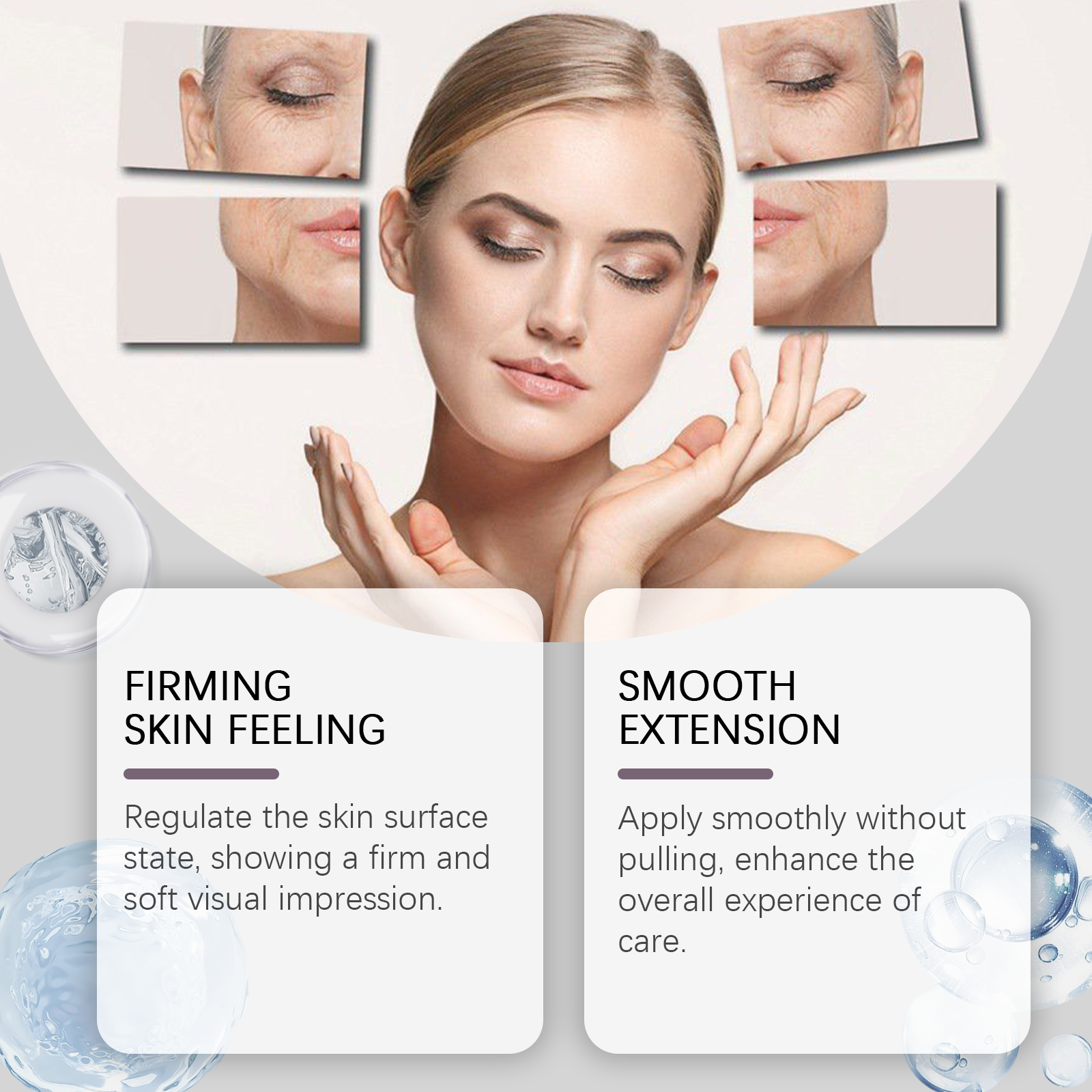 Facial Firming Cream Tender Minimize Pores Hydrate Moisturize Fade Fine Lines Hydrous Bright Skin Care