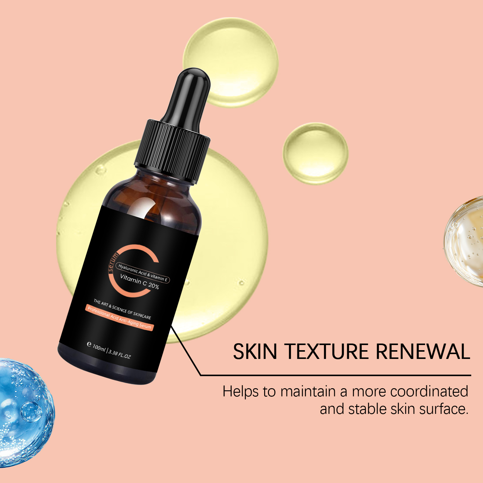 Vitamin C Facial Essence Liquid Tender Nourish Facial Skin Moisturizing Brightening Skin Care Hydrating Care Essence Liquid