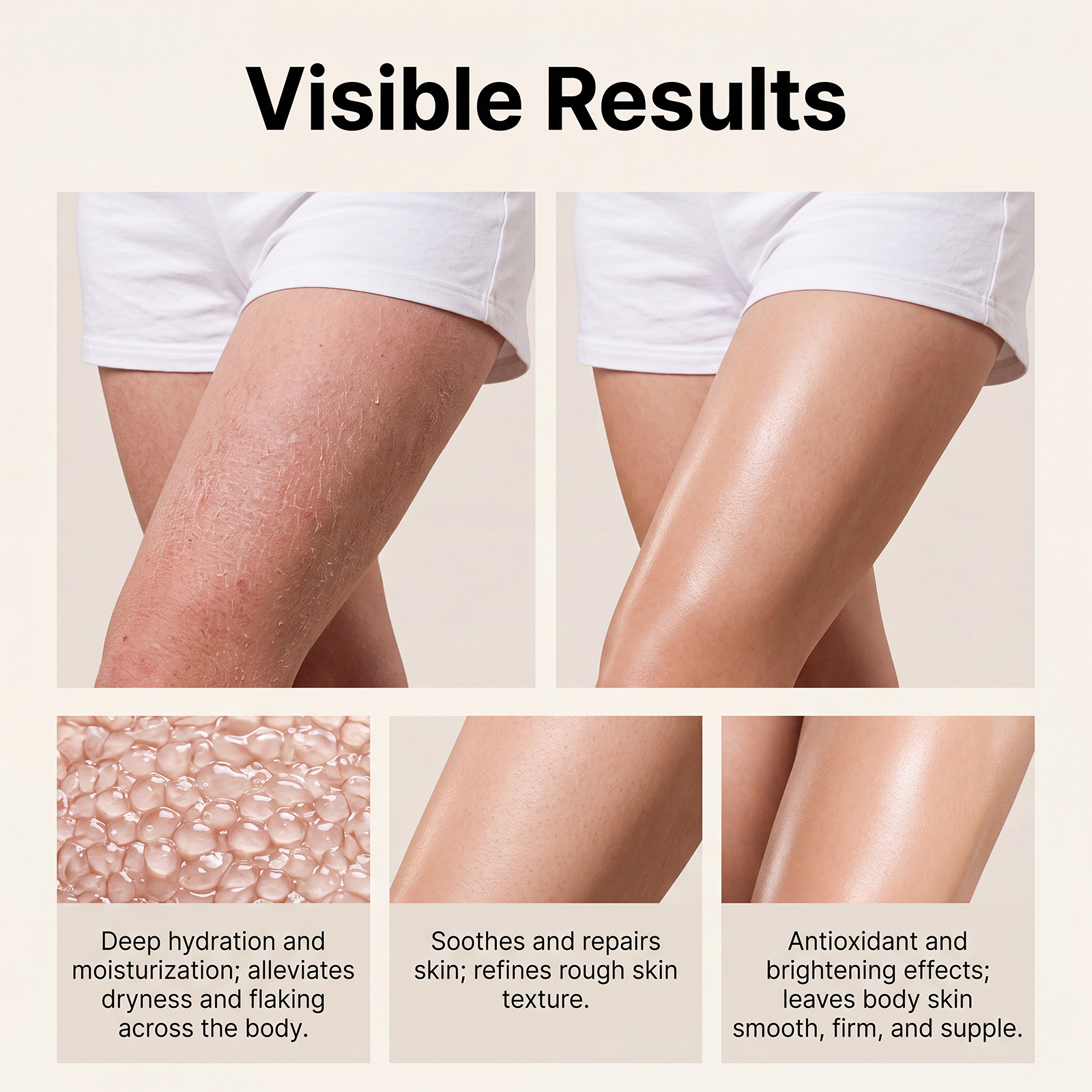Moisturizing Nourishing Body Cream Gentle Soft Care Protect Body Skin Light Texture Smooth Spread
