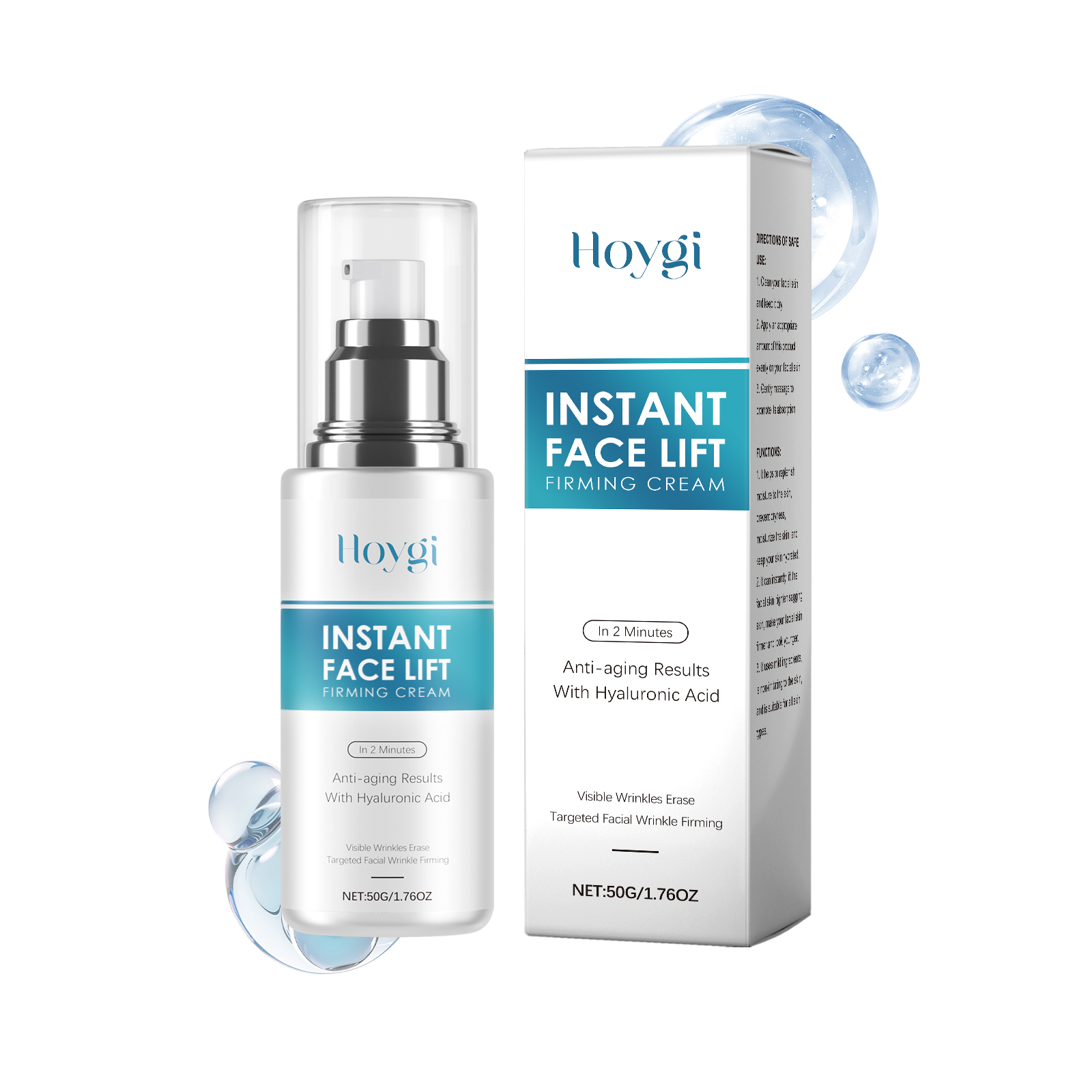 Hyaluronic Acid Moisturizing Lotion Daily Nourishing Cream Gentle Lightweight Facial Skin Care Product