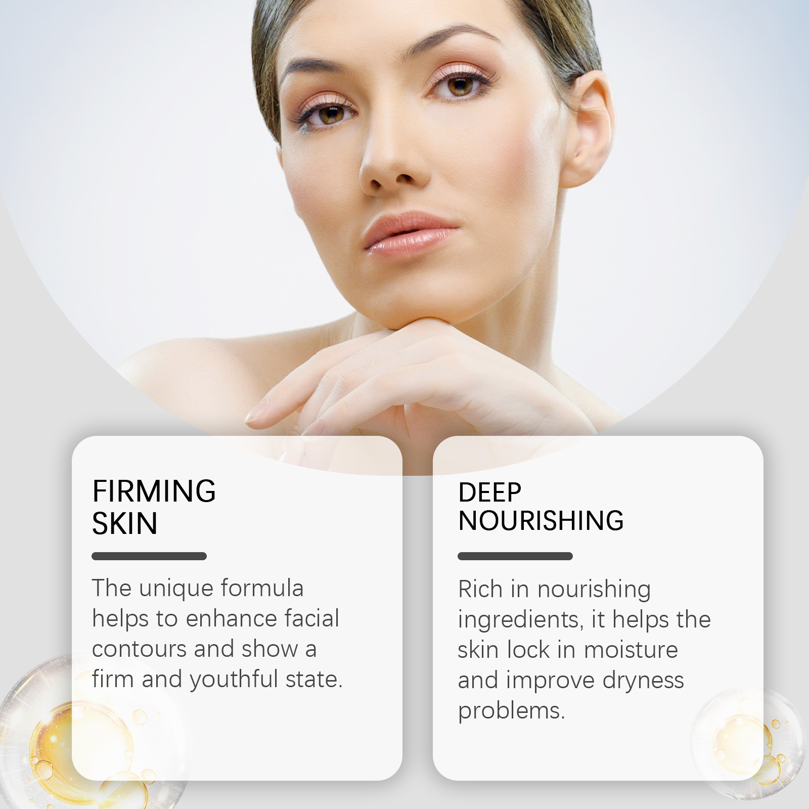 Hyaluronic Acid Moisturizing Lotion Daily Nourishing Cream Gentle Lightweight Facial Skin Care Product