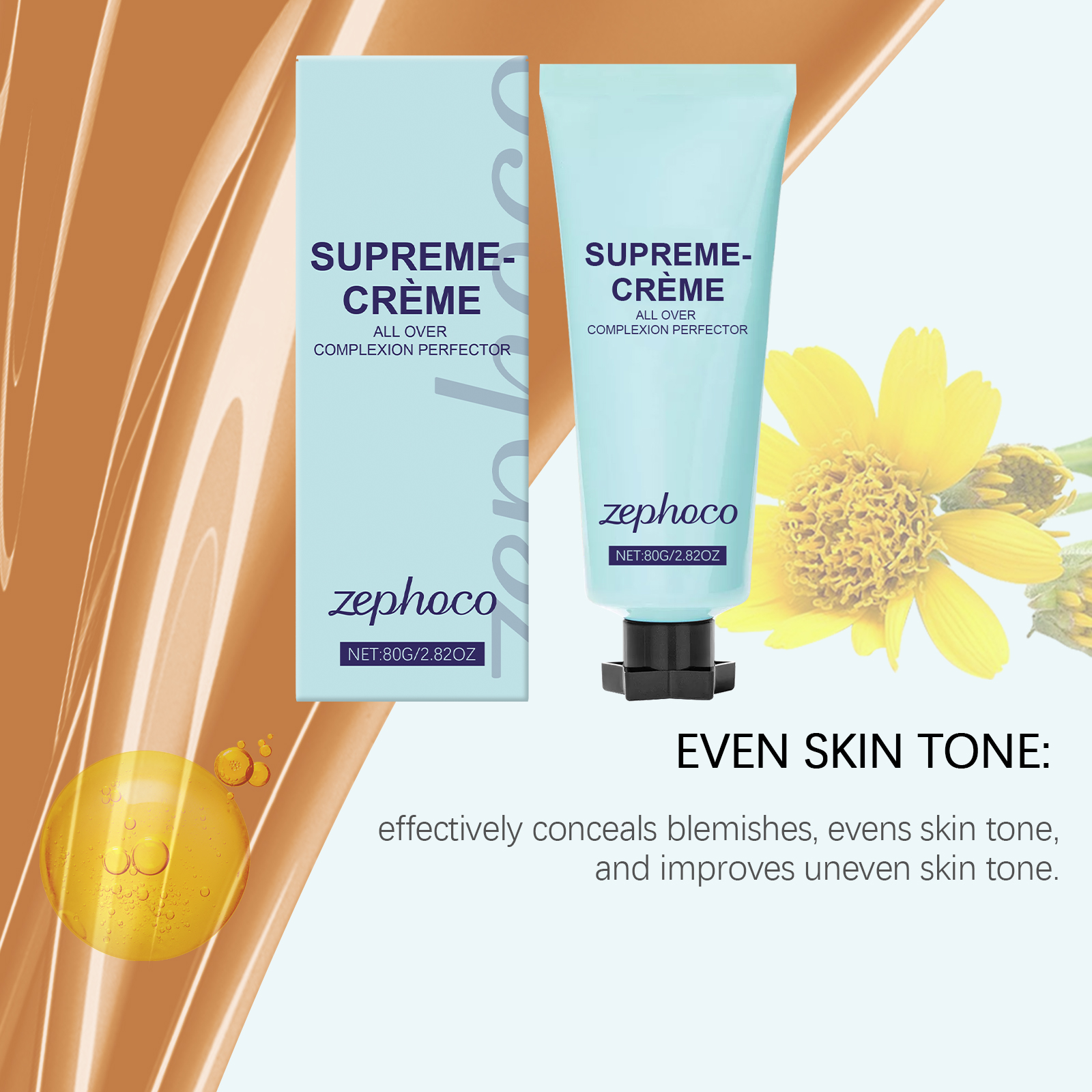 Concealer Improves Dullness Lightweight Adhesive Moisturizing Nourishing Brightening Sheer Long Lasting Concealer