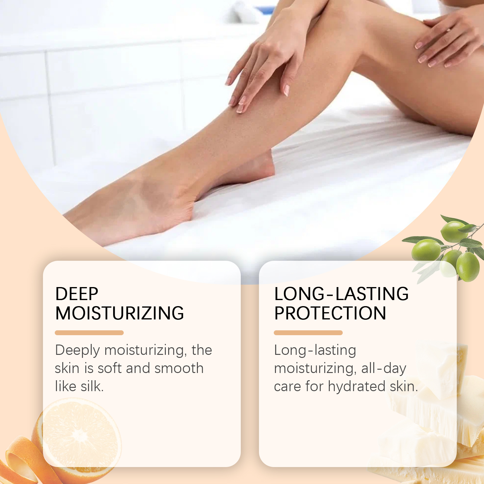 Tallow Honey Moisturizing Cream Gentle Hydrating Nourishing Light Non Sticky Smooth Skin Care Lotion